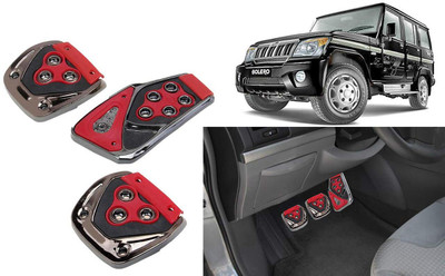 CCE 3Pcs Non-Slip Manual Car Red Pedals kit Pad Covers Set-39 Car Pedal