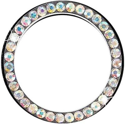 GMA BEAUTY Car Engine Start Stop Cover Push Button Diamond Rhinestone (MULTICOLOR) Engine Start/Stop Button