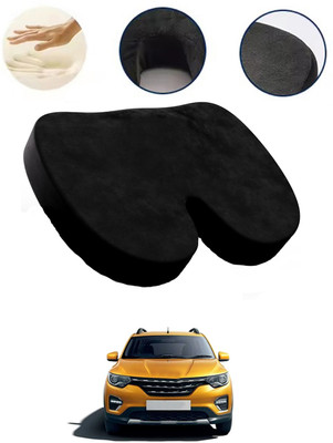 AYW Black Velvet Car Pillow Cushion for Renault(Contemporary, Pack of 1)