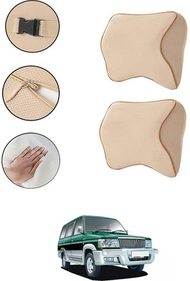 AYW Beige Memory Foam Car Pillow Cushion for Toyota(Contemporary, Pack of 1)