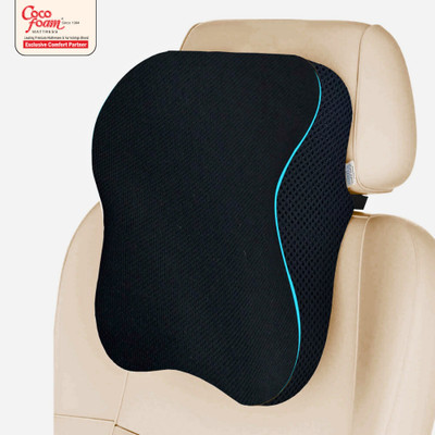 Cocofoam Black Memory Foam(Square, Pack of 1)