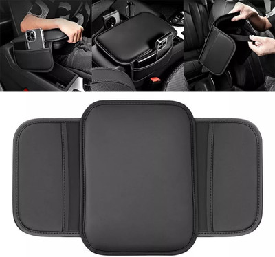 SHOP N BUY Black Polyutherine, Leather(Rectangular, Pack of 1)