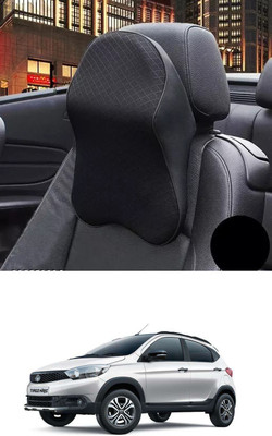 RONISH Black Memory Foam Car Pillow Cushion for Tata(Rectangular, Pack of 1)
