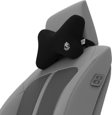 MRRON BONE Series Memory Foam Head Rest Cushion For Car or Office Chair- Neck Pillow Neck Support(Black)