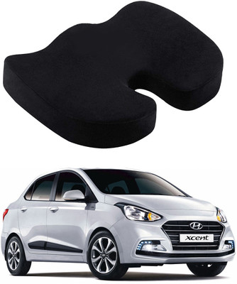 Oshotto Black Memory Foam Car Pillow Cushion for Hyundai(Rectangular, Pack of 1)