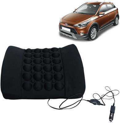 Kingsway Black Memory Foam Car Pillow Cushion for Hyundai(Rectangular, Pack of 1)