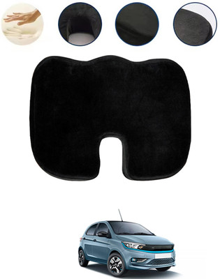 MATIES Black Memory Foam Car Pillow Cushion for Tata(Contemporary, Pack of 1)