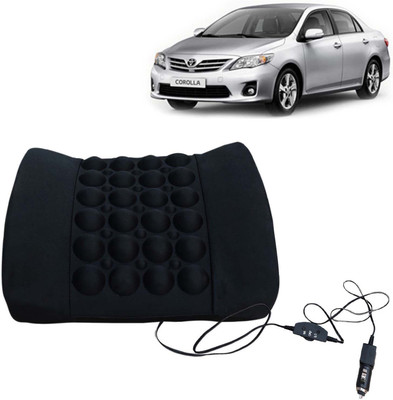 Kingsway Black Memory Foam Car Pillow Cushion for Toyota(Rectangular, Pack of 1)