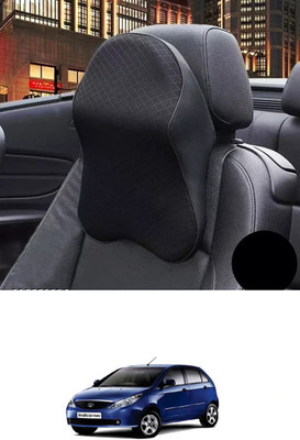 RONISH Black Memory Foam Car Pillow Cushion for Tata(Rectangular, Pack of 1)