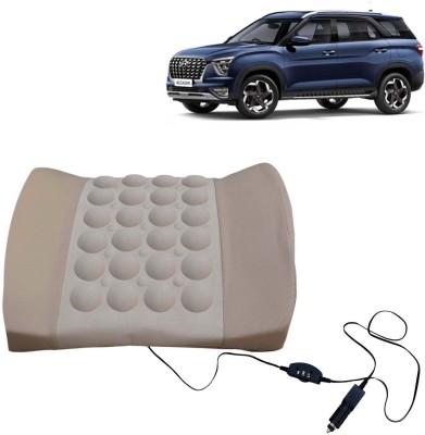 Kingsway Beige Memory Foam Car Pillow Cushion for Hyundai(Rectangular, Pack of 1)