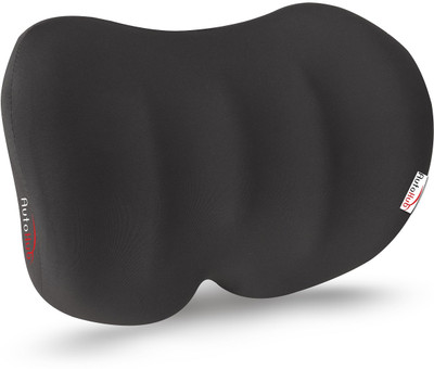 Auto Hub Black Memory Foam(Rectangular, Pack of 1)