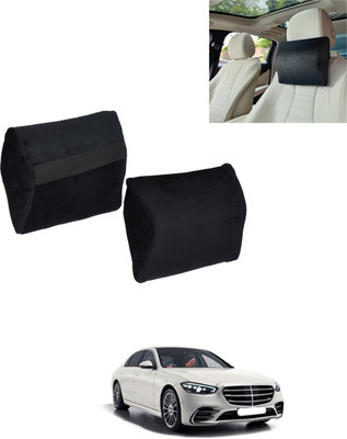 AYW Black Memory Foam Car Pillow Cushion for Mercedes Benz(Contemporary, Pack of 2)