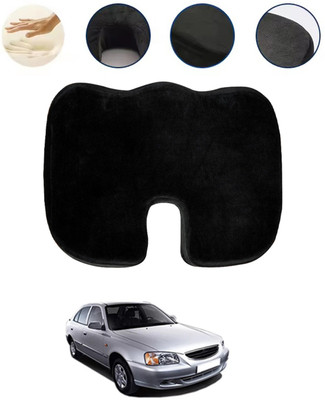 MATIES Black Memory Foam Car Pillow Cushion for Hyundai(Contemporary, Pack of 1)
