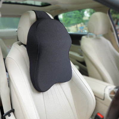 Spotview Black Memory Foam Car Pillow Cushion for Universal For Car(Contemporary, Pack of 1)