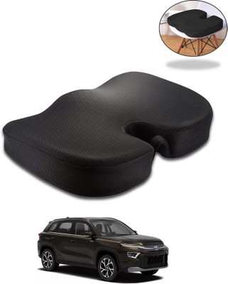 MATIES Black Velvet Car Pillow Cushion for Toyota(Contemporary, Pack of 1)