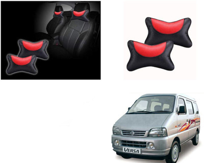 Automotive Prist Black, Red Leatherite Car Pillow Cushion for Maruti Suzuki(Rectangular, Pack of 2)