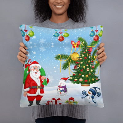 beautric Polyester Fibre Toons & Characters Cushion Pack of 1(White)