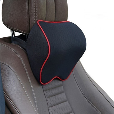 Lakshya Red Polyester Car Pillow Cushion for Universal For Car(Rectangular, Pack of 1)