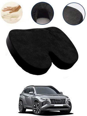 AYW Black Velvet Car Pillow Cushion for Hyundai(Contemporary, Pack of 1)