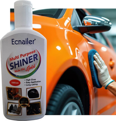 Ecnailer Paste Car Polish for Bumper, Chrome Accent, Dashboard, Exterior, Headlight, Leather, Metal Parts, Tyres(100 g, Pack of 1)