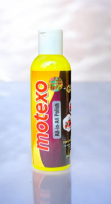 MOTEXO Liquid Car Polish for Metal Parts, Chrome Accent, Bumper, Windscreen, Tyres, Metal Parts, Leather(200 ml, Pack of 1)