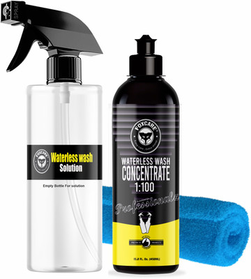 FOXCARE Liquid Car Polish for Exterior, Headlight, Windscreen, Tyres, Chrome Accent, Bumper(450 ml)