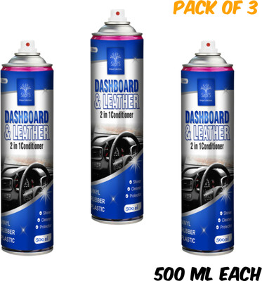 SAPI'S Dashboard and leather 2in1 conditioner SapiS Dashboard & Leather 2in1 Conditioner pack of 2 Vehicle Interior Cleaner(1000 ml)