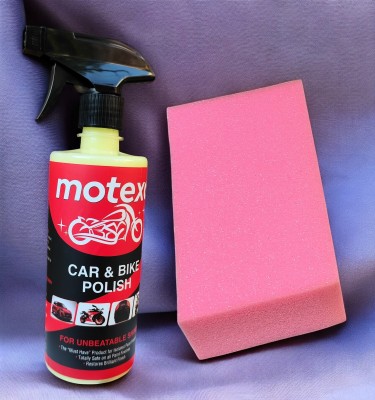 MOTEXO Liquid Car Polish for Dashboard, Bumper, Chrome Accent, Exterior, Leather, Metal Parts, Tyres(500 ml, Pack of 1)