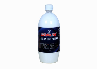 Smooth line Paste Car Polish for Tyres, Leather, Bumper, Dashboard, Metal Parts(1000 ml)