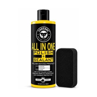 FOXCARE Liquid Car Polish for Dashboard, Exterior, Tyres(500 ml)