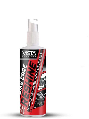 VISTA Liquid Car Polish for Chrome Accent, Dashboard, Metal Parts, Tyres(250 ml, Pack of 1)