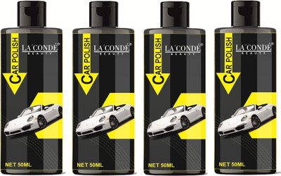 La'Conde Liquid Car Polish for Leather, Headlight, Bumper(200 ml, Pack of 4)