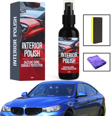 DashGleam Liquid Car Polish for Dashboard, Leather(100 ml, Pack of 3)