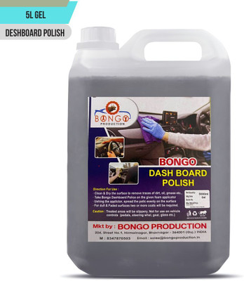 bongoproduction Paste Car Polish for Dashboard, Leather, Bumper, Tyres(5000 ml)