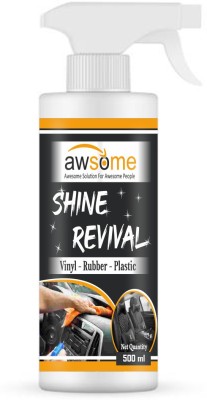 AWSOME Liquid Car Polish for Dashboard, Bumper, Leather, Exterior, Tyres(500 ml)