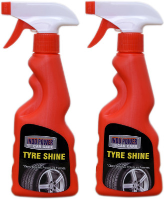 INDOPOWER ZNn1983-TYRE Shiner Spray ( 2pc x 250ml). Combo