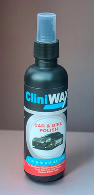 CLINIWAX Liquid Car Polish for Metal Parts, Chrome Accent, Bumper, Windscreen, Tyres, Metal Parts, Leather(200 ml, Pack of 1)