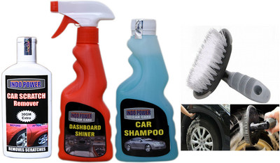 INDOPOWER Liquid Car Polish for Dashboard(600 ml, Pack of 4)