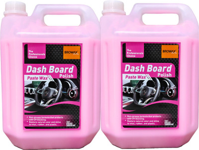 BROWAX Paste Car Polish for Dashboard(10 L, Pack of 2)