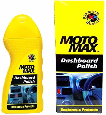 Motomax Liquid Car Polish for Leather, Dashboard(100 ml)