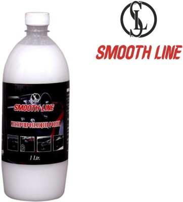 Smooth line Liquid Car Polish for Leather, Tyres, Dashboard, Exterior, Metal Parts, Bumper, Chrome Accent, Exterior(1 L, Pack of 3)