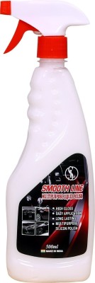 Smooth line Liquid Car Polish for Leather, Tyres, Dashboard, Metal Parts, Chrome Accent, Exterior, Bumper(500 ml, Pack of 5)