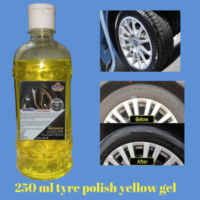 bongoproduction Paste Car Polish for Tyres(250 ml)