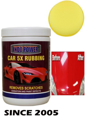 INDOPOWER ZLLL-1249-CAR WAX 5X RUBBING 1 kg.+ One Foam Applicator Pad. Car Washing Liquid(1000 ml)