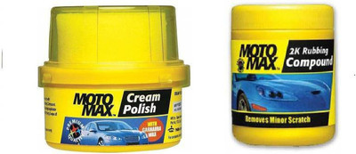 Motomax Paste Car Polish for Metal Parts, Exterior(160 g)