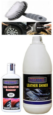 INDOPOWER Liquid Car Polish for Dashboard(1100 ml, Pack of 3)