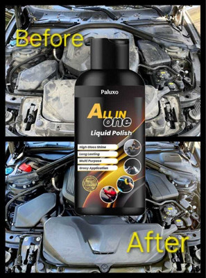 Paluxo Liquid Car Polish for Bumper, Tyres, Dashboard, Leather, Windscreen(50 ml, Pack of 1)