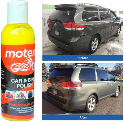 MOTEXO Paste Car Polish for Metal Parts, Chrome Accent, Bumper, Windscreen, Tyres, Metal Parts, Leather(200 ml, Pack of 1)