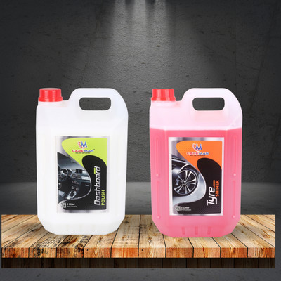 CAREMAN Liquid Car Polish for Tyres, Dashboard(10 L, Pack of 2)