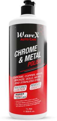 Wavex Paste Car Polish for Chrome Accent, Metal Parts(1 L, Pack of 1)